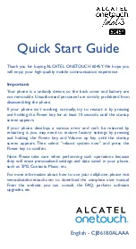 Preview for 1 page of Alcatel ONETOUCH IDOL 3 6045Y Quick Start Manual