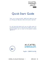 Preview for 1 page of Alcatel ONETOUCH IDOL 6039A Quick Start Manual