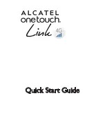 Alcatel onetouch link 4G y858 Quick Start Manual preview