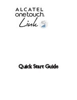 Предварительный просмотр 1 страницы Alcatel onetouch link 4G y858 Quick Start Manual