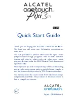 Alcatel ONETOUCH PIXI 3 9007A Quick Start Manual preview