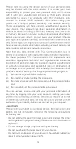 Preview for 5 page of Alcatel Onetouch Pixi 3 Safety Information Manual