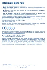 Preview for 265 page of Alcatel ONETOUCH PIXI 4 Quick Start Manual