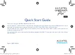 Alcatel ONETOUCH PIXI 7 I 212 Quick Start Manual preview