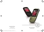 Предварительный просмотр 1 страницы Alcatel OT-806 Manual