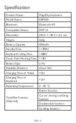 Preview for 3 page of Alcatel POP 10 Quick Start Manual