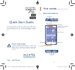 Alcatel POP D1 4018 Quick Start Manual предпросмотр