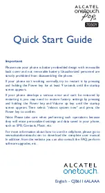 Preview for 1 page of Alcatel POP S3 5050S Quick Start Manual