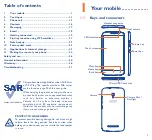 Preview for 2 page of Alcatel POP S3 5050S Quick Start Manual