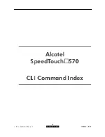 Preview for 263 page of Alcatel SPEED TOUCH 570 Cli Reference Manual