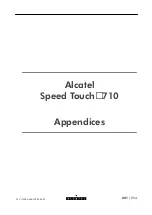 Preview for 221 page of Alcatel SPEED TOUCH 710 User Manual