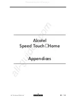 Preview for 81 page of Alcatel Speed Touch Home User Manual