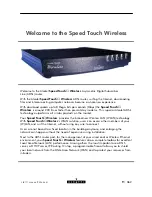 Preview for 9 page of Alcatel Speed Touch Wireless User Manual