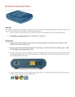 Preview for 1 page of Alcatel SpeedTouch ST516 Easy Setup Manual