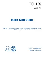 Alcatel TCL LX A502DL Quick Start Manual preview