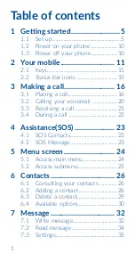 Preview for 3 page of Alcatel Tiger XTM2 Manual