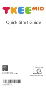 Preview for 1 page of Alcatel TKEE MID Quick Start Manual