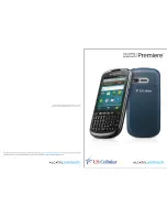 Предварительный просмотр 1 страницы Alcatel US Cellular One Touch Premiere User Manual