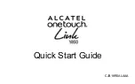 Alcatel Y850 Quick Start Manual предпросмотр