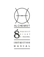 ALCHEMIST 8 5 CHANNEL Instruction Manual предпросмотр