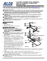 ALCO AL-82995 Assembly & Operation Instructions предпросмотр