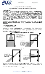 Предварительный просмотр 1 страницы ALCO AL-85851 Installation And Operating Instructions Manual