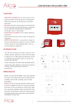 Preview for 2 page of ALCO CFS-MCP300 Series User Manual