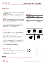 Preview for 3 page of ALCO CFS-MCP300 Series User Manual