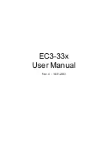 Preview for 1 page of ALCO EC3-33x User Manual