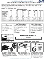 ALCO RocknRoller Multi-Cart Owner'S Manual preview