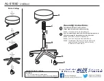 Предварительный просмотр 1 страницы ALCO UtiliStool Assembly Instructions