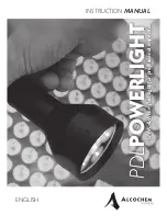 Preview for 1 page of Alcochem Hygiene PDLPOWERLIGHT Instruction Manual