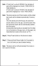 Предварительный просмотр 21 страницы Alcofind AFM-5 User Manual