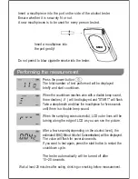 Предварительный просмотр 4 страницы Alcofind DA-7100 Instruction Manual