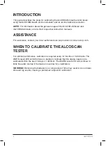 Preview for 8 page of Alcohol Countermeasure Systems ALCOSCAN Calibration Manual