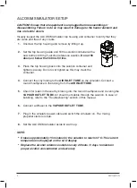 Предварительный просмотр 10 страницы Alcohol Countermeasure Systems ALCOSCAN Calibration Manual