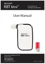 Предварительный просмотр 1 страницы AlcoLimit RBT Mini User Manual