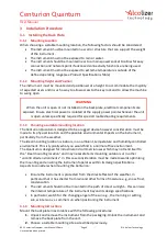 Preview for 9 page of Alcolizer Centurion Quantum User Manual