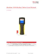 Preview for 1 page of Alcolizer HH4 User Manual