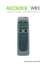 Alcolock IGNITION INTERLOCK WR3 Instruction Manual предпросмотр