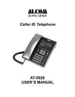 Preview for 1 page of ALcom AT-5928 User Manual