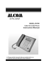 ALcom AT4700 Instruction Manual preview