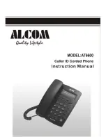 ALcom AT6600 Instruction Manual preview