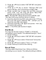 Предварительный просмотр 25 страницы ALcom BL100 User Manual