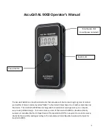 Preview for 3 page of AlcoMate AccuCell AL9000 Operator'S Manual