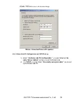 Preview for 20 page of ALCON ALink-5801a User Manual