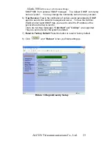 Preview for 23 page of ALCON ALink-5801a User Manual