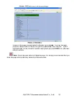 Preview for 32 page of ALCON ALink-5801a User Manual