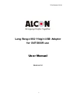 Предварительный просмотр 1 страницы ALCON AOU-2410 User Manual