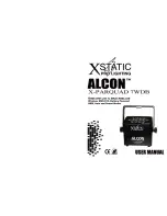ALCON X Static Pro Lighting X-Parquad 7WDB User Manual preview
